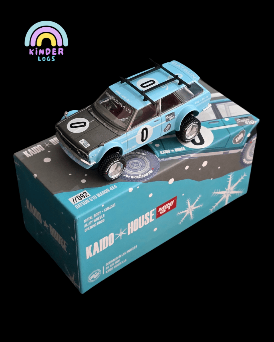 Mini GT Kaido Datsun 510 Wagon 4x4 - 092 (Open Box) - Kinder Logs