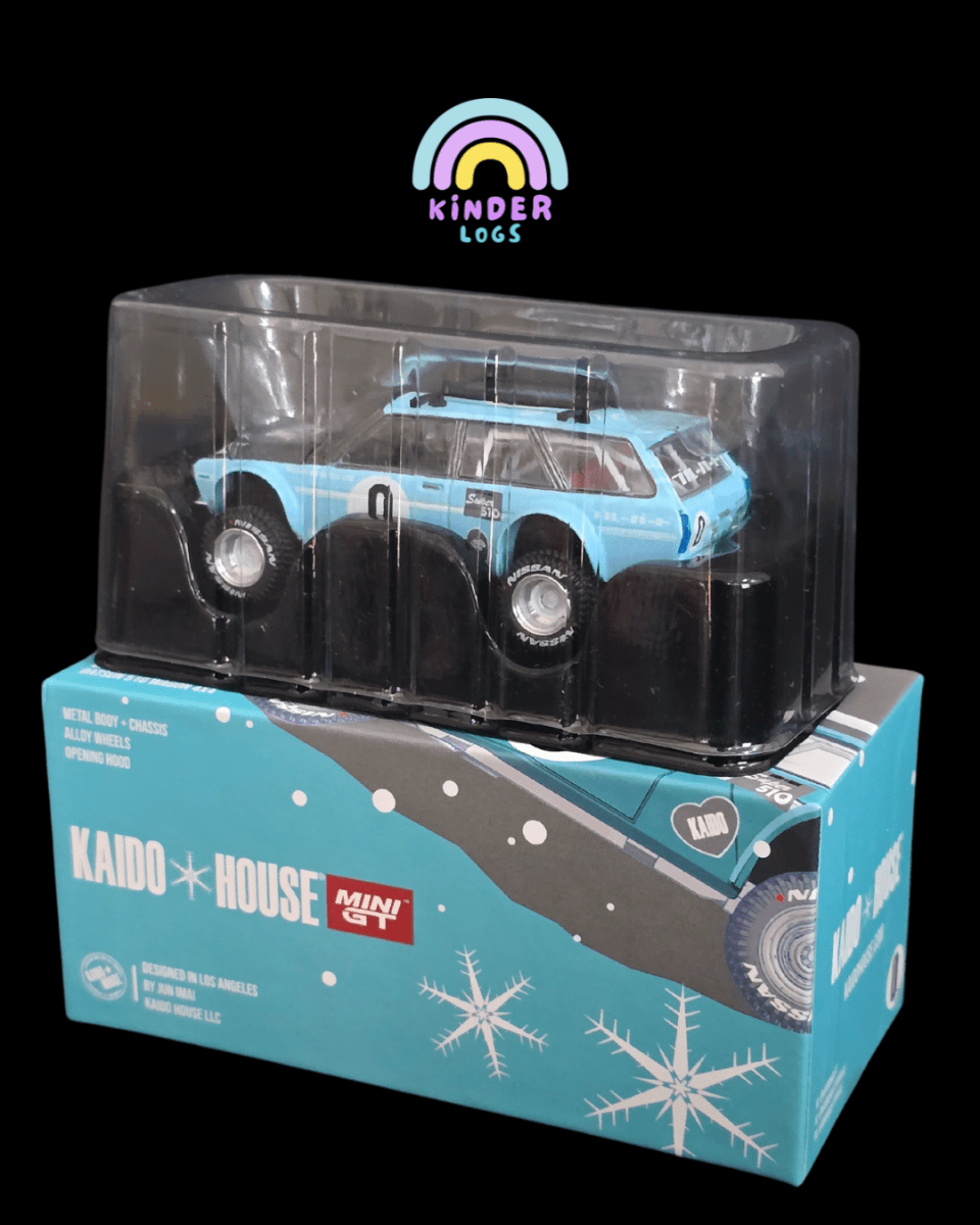 Mini GT Kaido Datsun 510 Wagon 4x4 - 092 (Open Box) - Kinder Logs