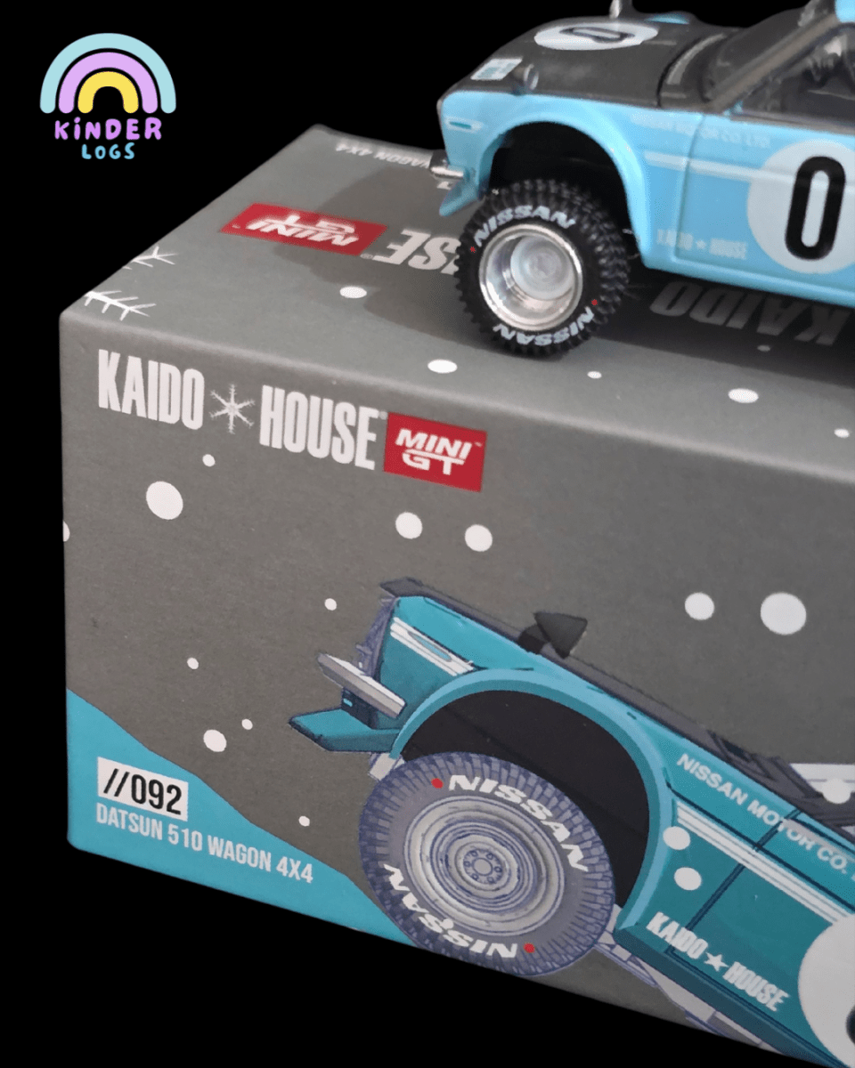 Mini GT Kaido Datsun 510 Wagon 4x4 - 092 (Open Box) - Kinder Logs