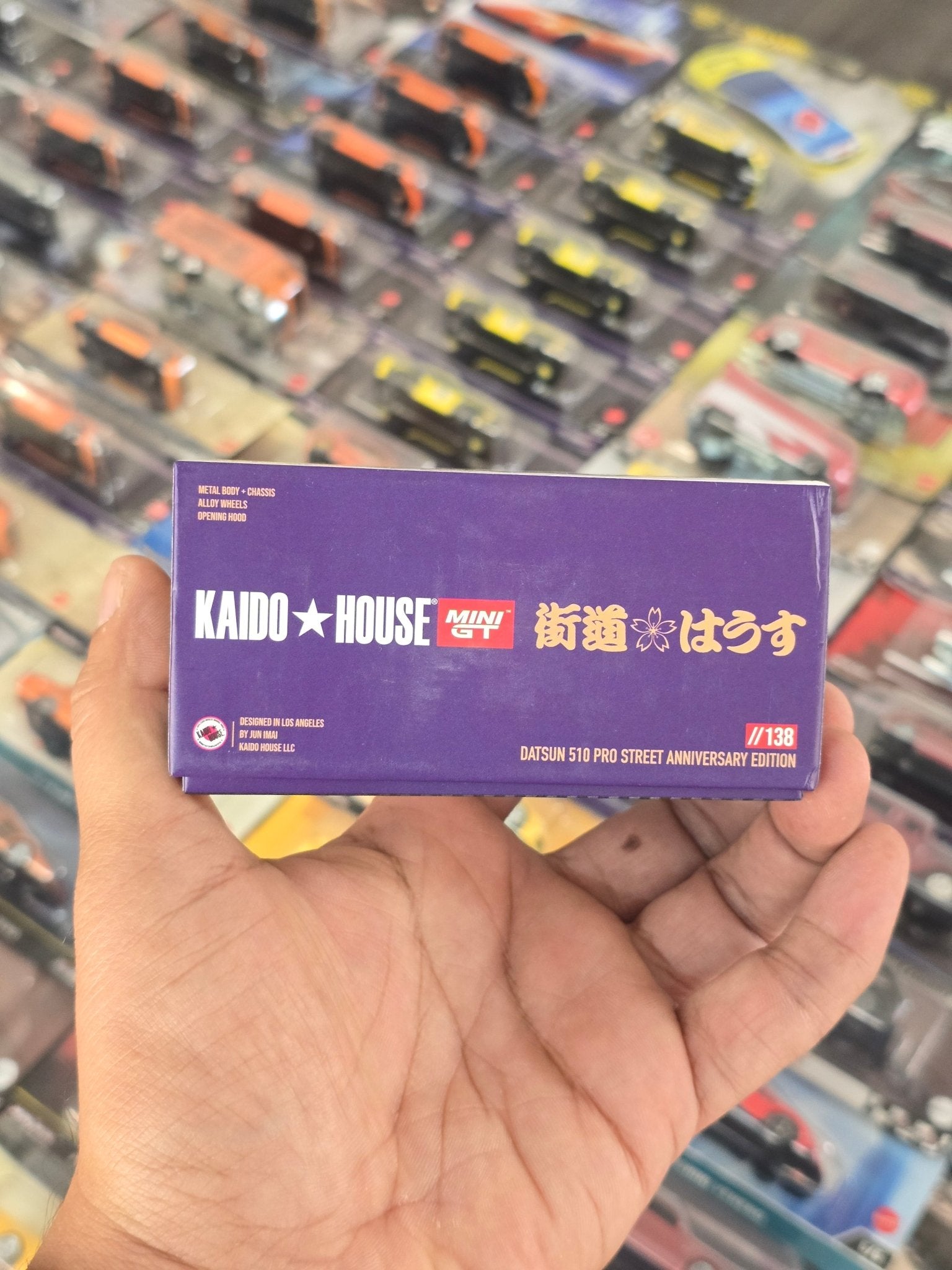 Mini GT Kaido House Datsun 510 Pro Street Anniversary Edition (Uncarded) - Kinder Logs