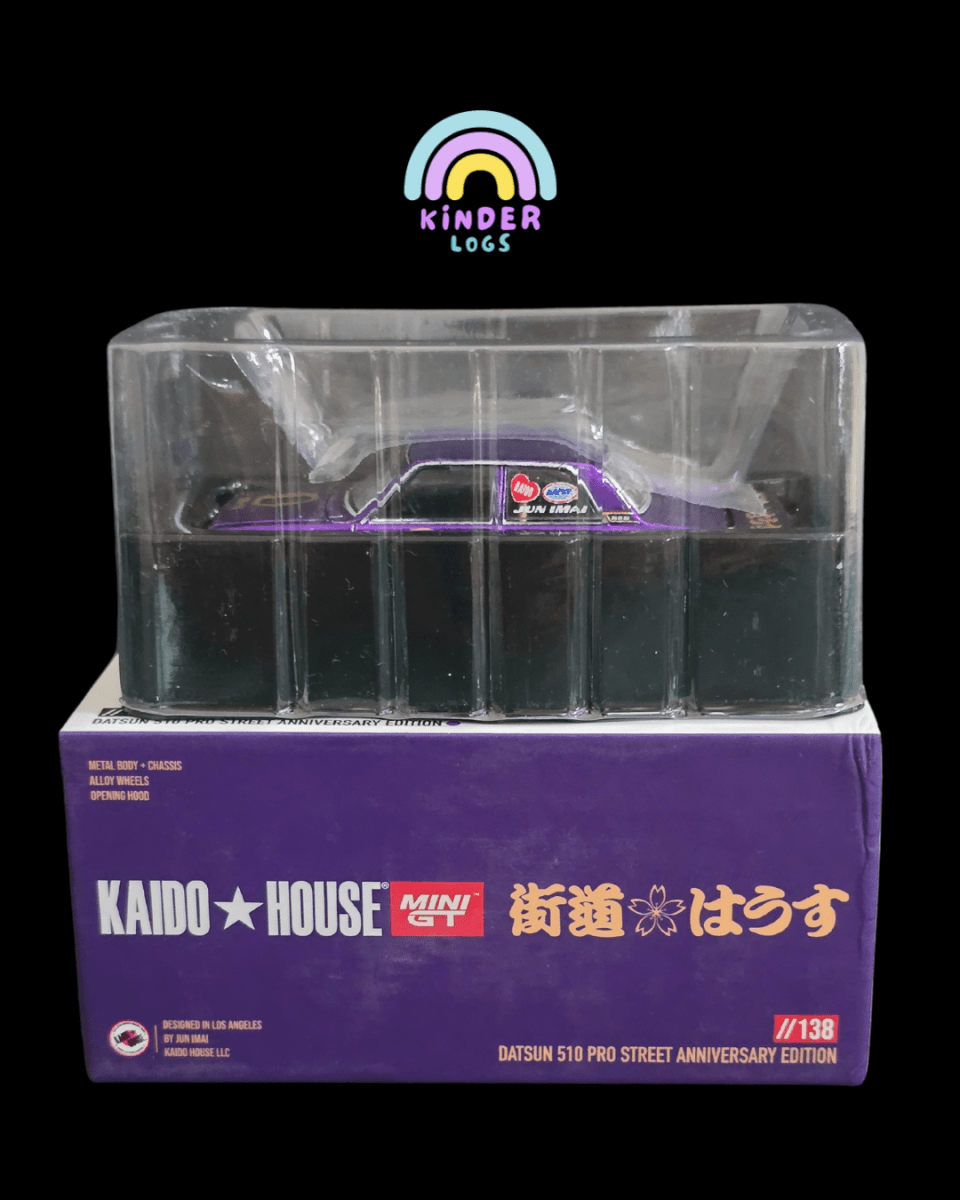 Mini GT Kaido House Datsun 510 Pro Street Anniversary Edition (Uncarded) - Kinder Logs