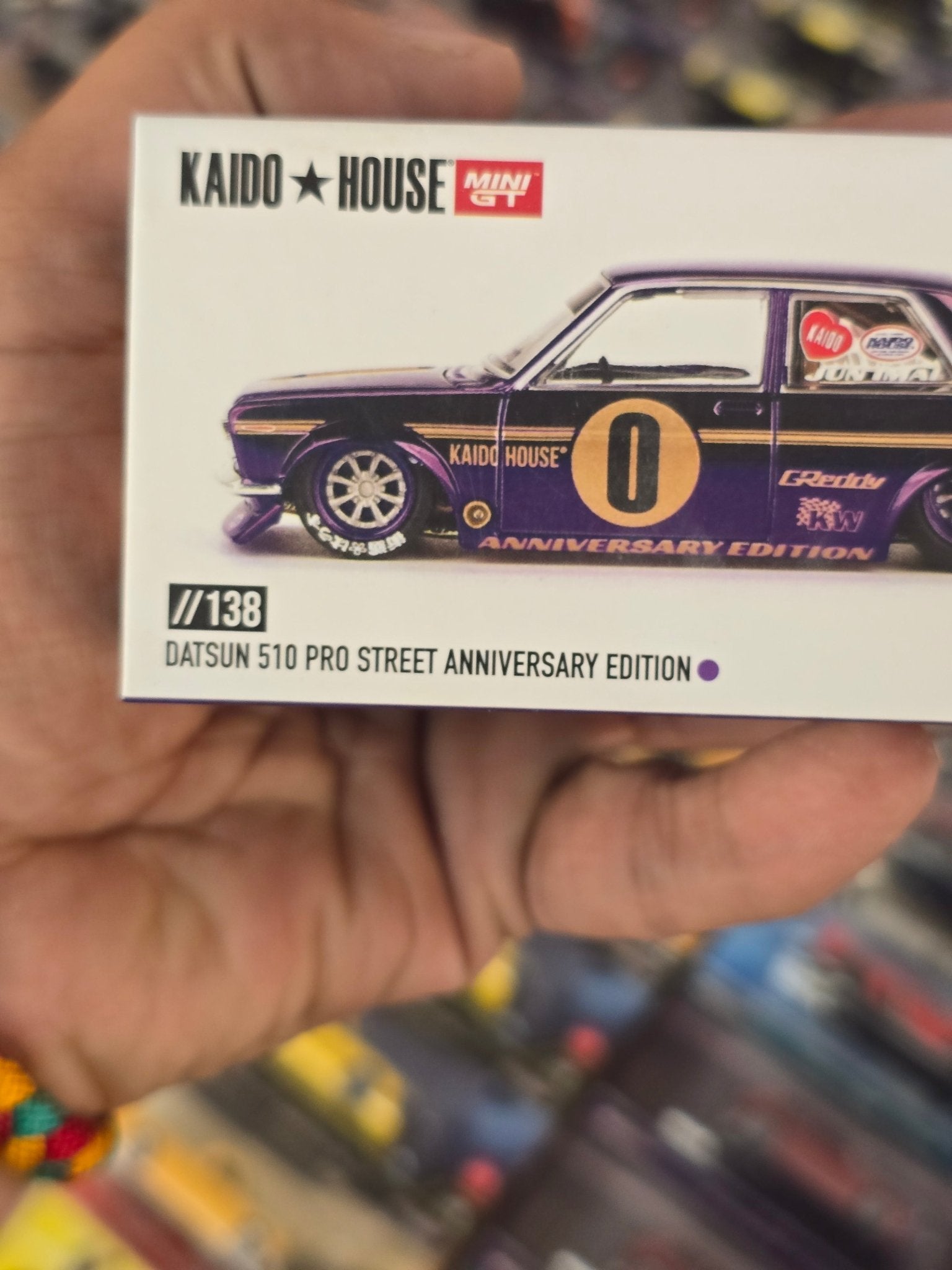 Mini GT Kaido House Datsun 510 Pro Street Anniversary Edition (Uncarded) - Kinder Logs