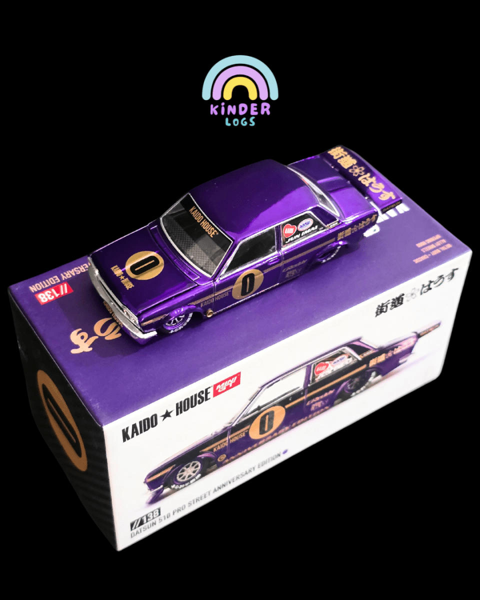 Mini GT Kaido House Datsun 510 Pro Street Anniversary Edition (Uncarded) - Kinder Logs