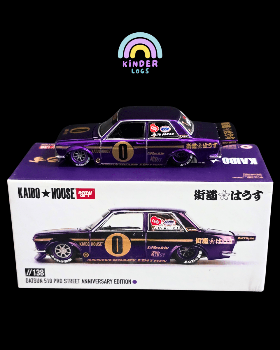 Mini GT Kaido House Datsun 510 Pro Street Anniversary Edition (Uncarded) - Kinder Logs