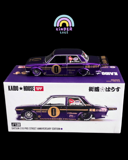 Mini GT Kaido House Datsun 510 Pro Street Anniversary Edition (Uncarded) - Kinder Logs