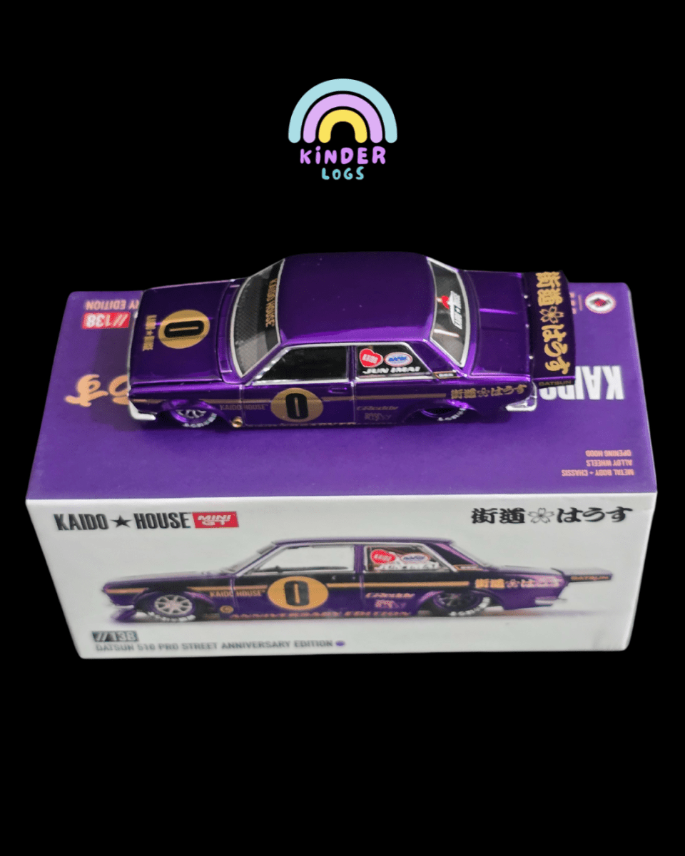 Mini GT Kaido House Datsun 510 Pro Street Anniversary Edition (Uncarded) - Kinder Logs