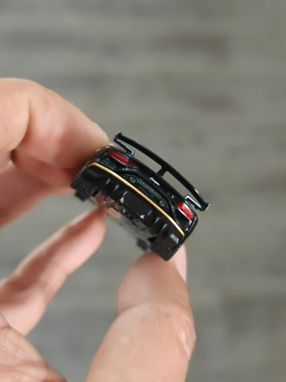 Mini GT Lamborghini Aventador SVJ 63 Roadster - Nero Aldebaran (Open Box) - Kinder Logs