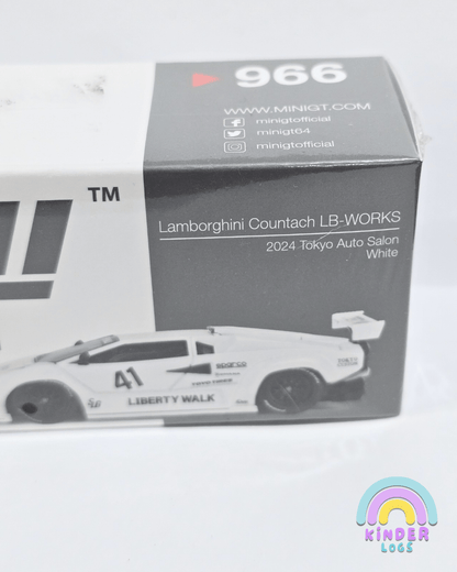 Mini GT Lamborghini Countach LB - Works (2024 Tokyo Auto Salon) - Kinder Logs