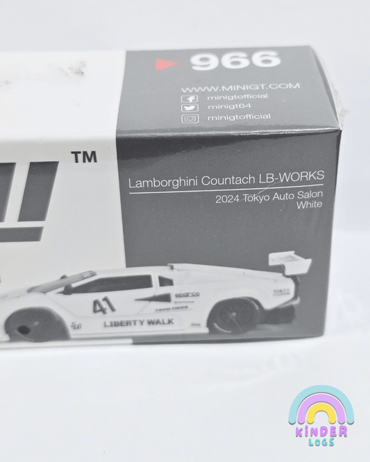 Mini GT Lamborghini Countach LB - Works (2024 Tokyo Auto Salon) - Kinder Logs