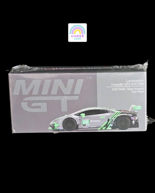 Mini GT Lamborghini Huracan GT3 EVO #39 - Kinder Logs