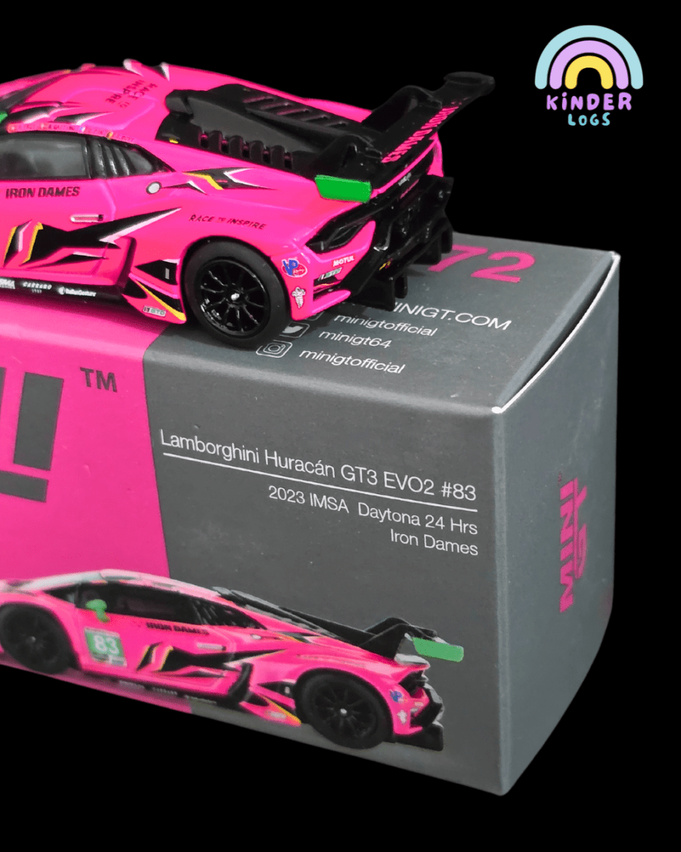 Mini GT Lamborghini Huracán GT3 EVO2 #83 (Open Box) - Kinder Logs