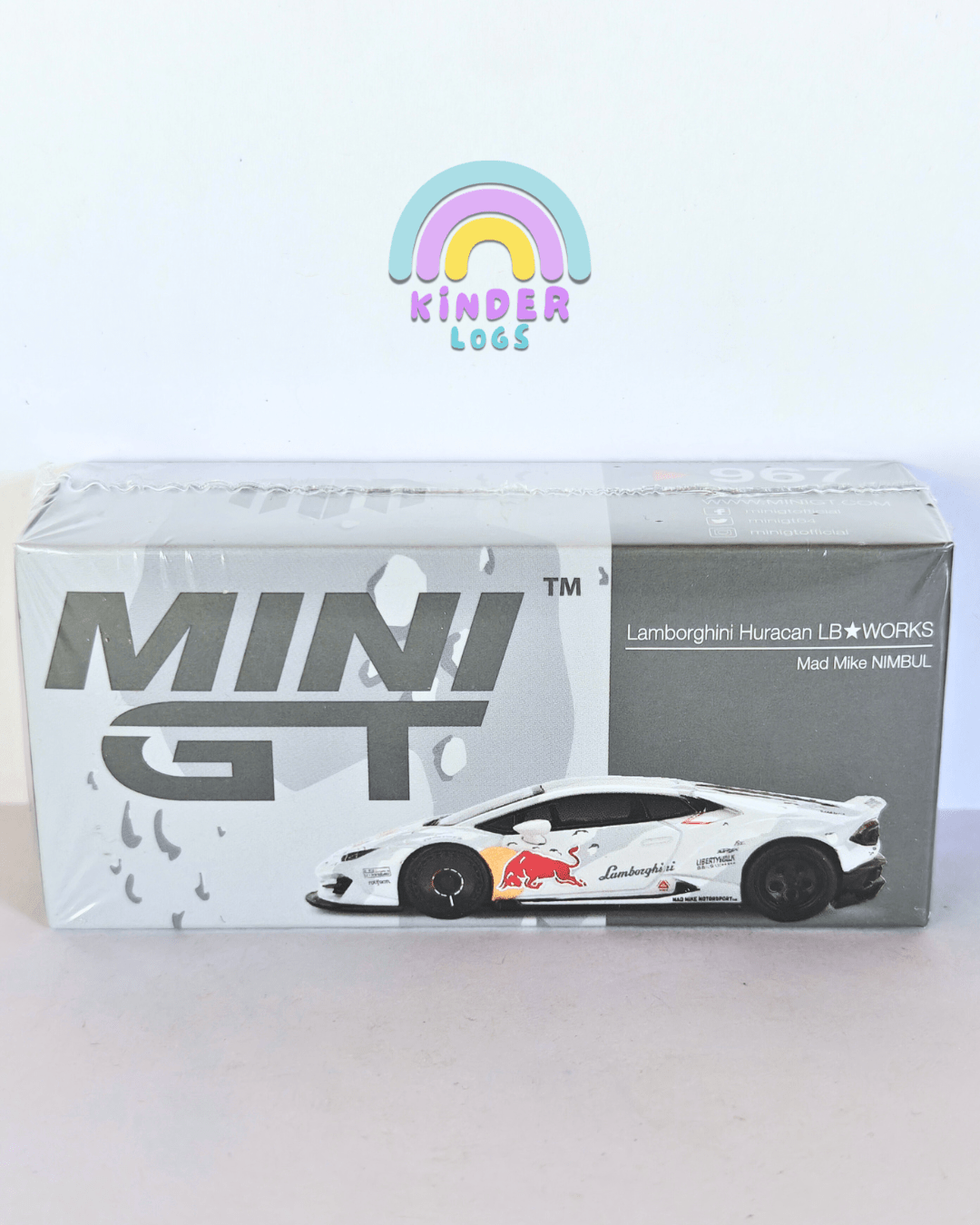 Mini GT Lamborghini Huracan LB Works Mad Mike Nimbul (Sealed Box) - Kinder Logs