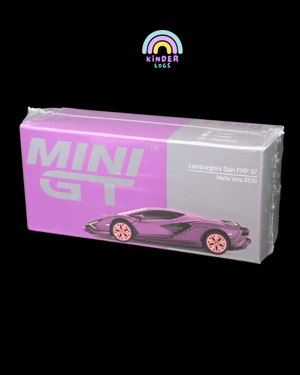 Mini GT Lamborghini Sian FKP 37 (Matte Viola SE30) - Kinder Logs