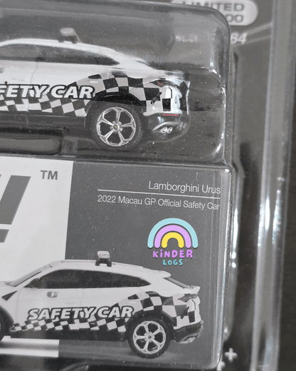 Mini GT Lamborghini Urus 2022 Macau GP Official Safety Car - Mijo Exclusives - Kinder Logs