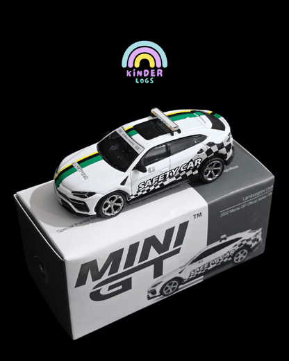 Mini GT Lamborghini Urus 2022 Macau GP Official Safety Car (Open Box) - Kinder Logs