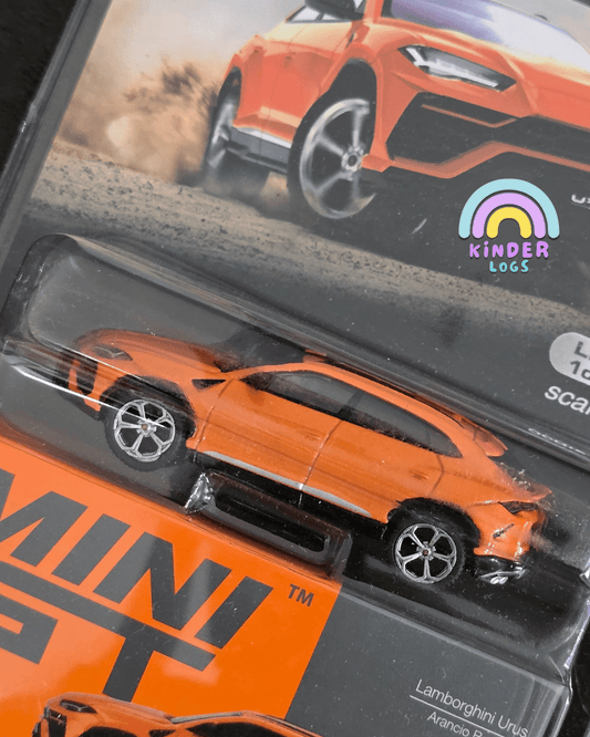 Mini GT Lamborghini Urus (Arancio Borealis) - Mijo Exclusives - Kinder Logs