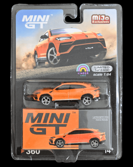Mini GT Lamborghini Urus (Arancio Borealis) - Mijo Exclusives - Kinder Logs