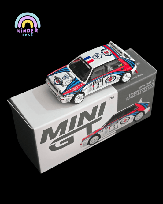 Mini GT Lancia Delta HF - Integrale Evoluzione #3 (Open Box) - Kinder Logs