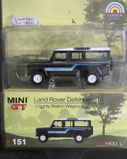 Mini GT Land Rover Defender 110 County Station Wagon - Mijo Exclusives - Kinder Logs