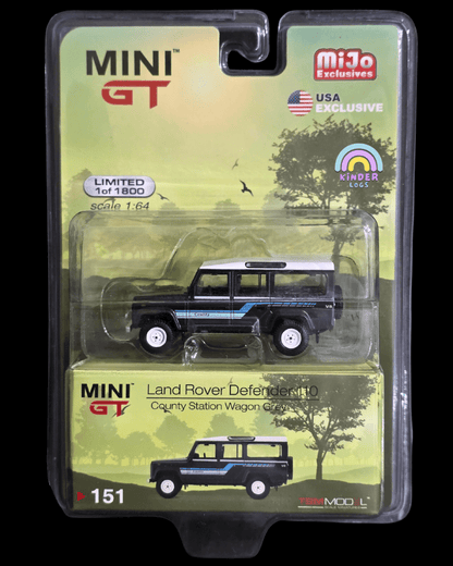 Mini GT Land Rover Defender 110 County Station Wagon - Mijo Exclusives - Kinder Logs