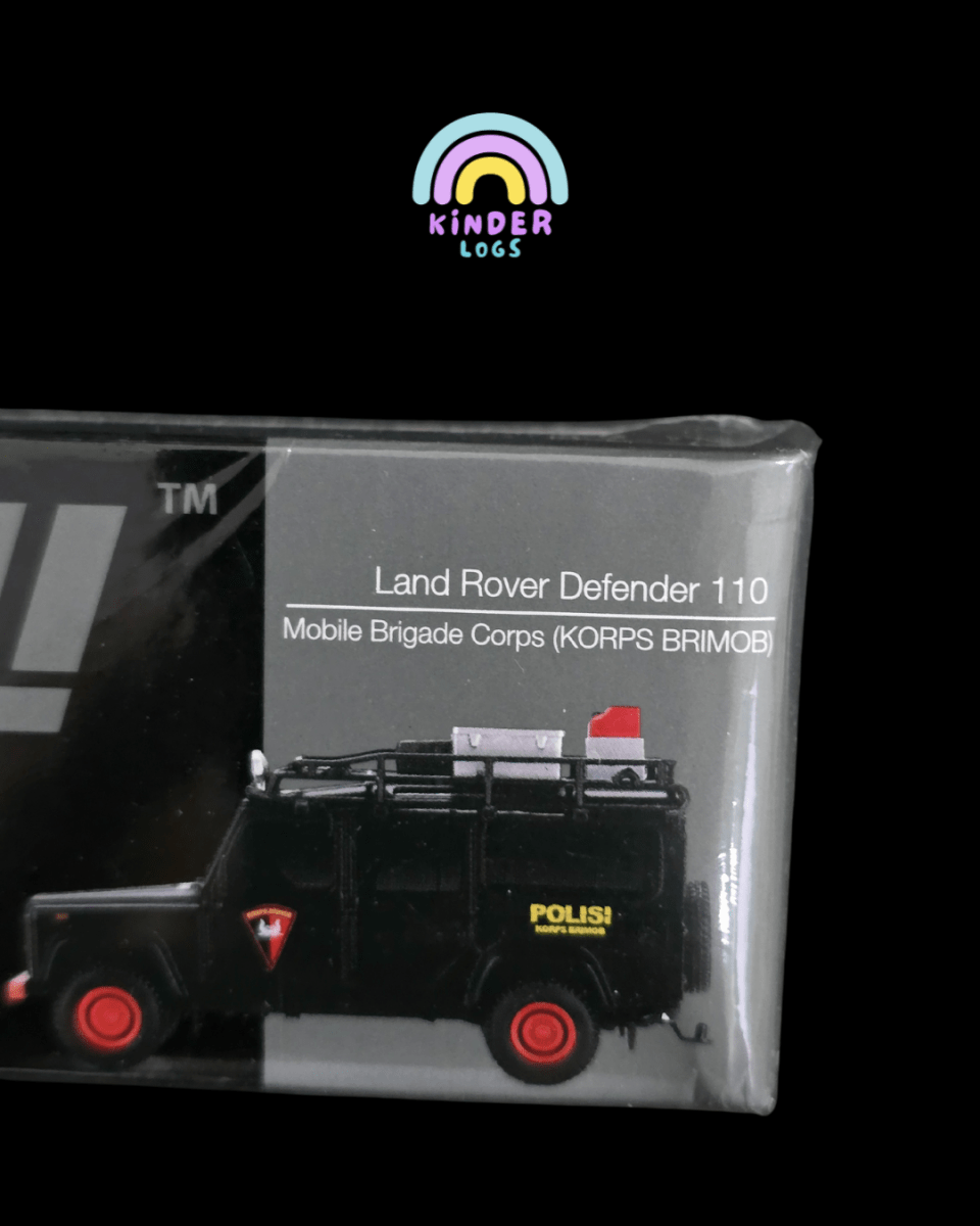 Mini GT Land Rover Defender 110 - Mobile Brigade Corps (Korps Brimob) - Kinder Logs