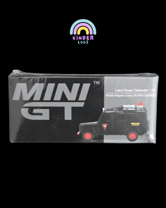 Mini GT Land Rover Defender 110 - Mobile Brigade Corps (Korps Brimob) - Kinder Logs