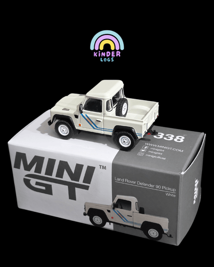 Mini GT Land Rover Defender 90 Pickup (Open Box) - Kinder Logs