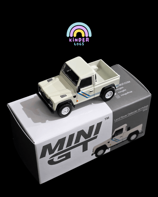 Mini GT Land Rover Defender 90 Pickup (Open Box) - Kinder Logs