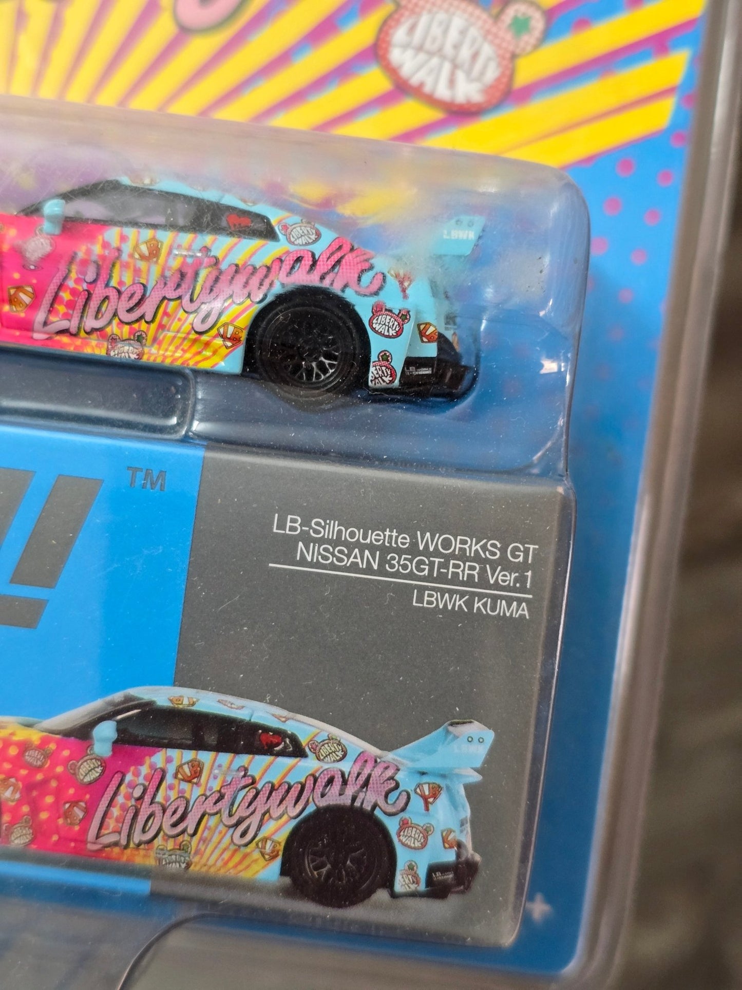 Mini GT LB - Silhouette Works GT Nissan 35GT - RR Ver.1 LBWK KUMA - Mijo Exclusives - Kinder Logs