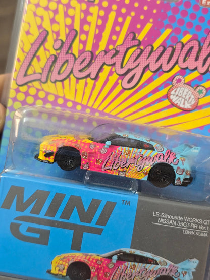 Mini GT LB - Silhouette Works GT Nissan 35GT - RR Ver.1 LBWK KUMA - Mijo Exclusives - Kinder Logs