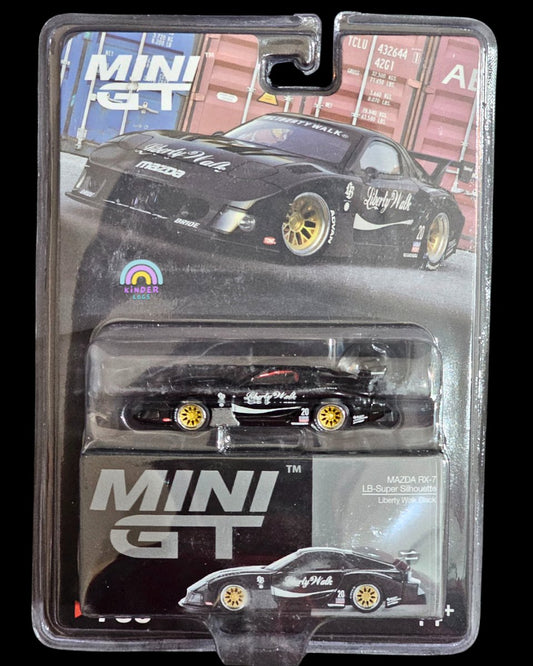 Mini GT LB - Super Silhouette Mazda RX - 7 (Liberty Walk Black) - Kinder Logs