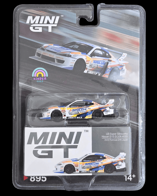 Mini GT LB - Super Silhouette Nissan S15 Silvia 555 - 2023 Formula Drift Japan - Kinder Logs