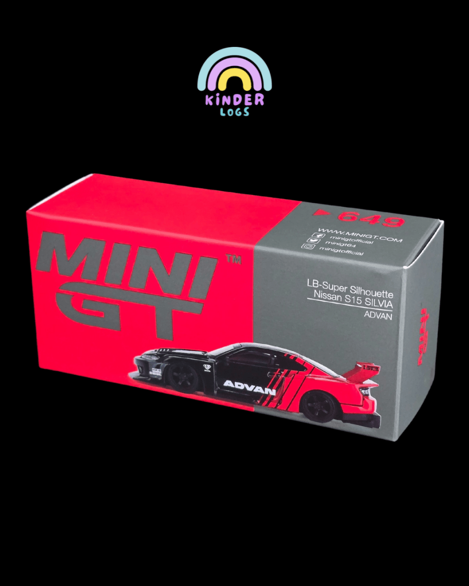 Mini GT LB - Super Silhouette Nissan S15 Silvia ADVAN (Open Box) - Kinder Logs