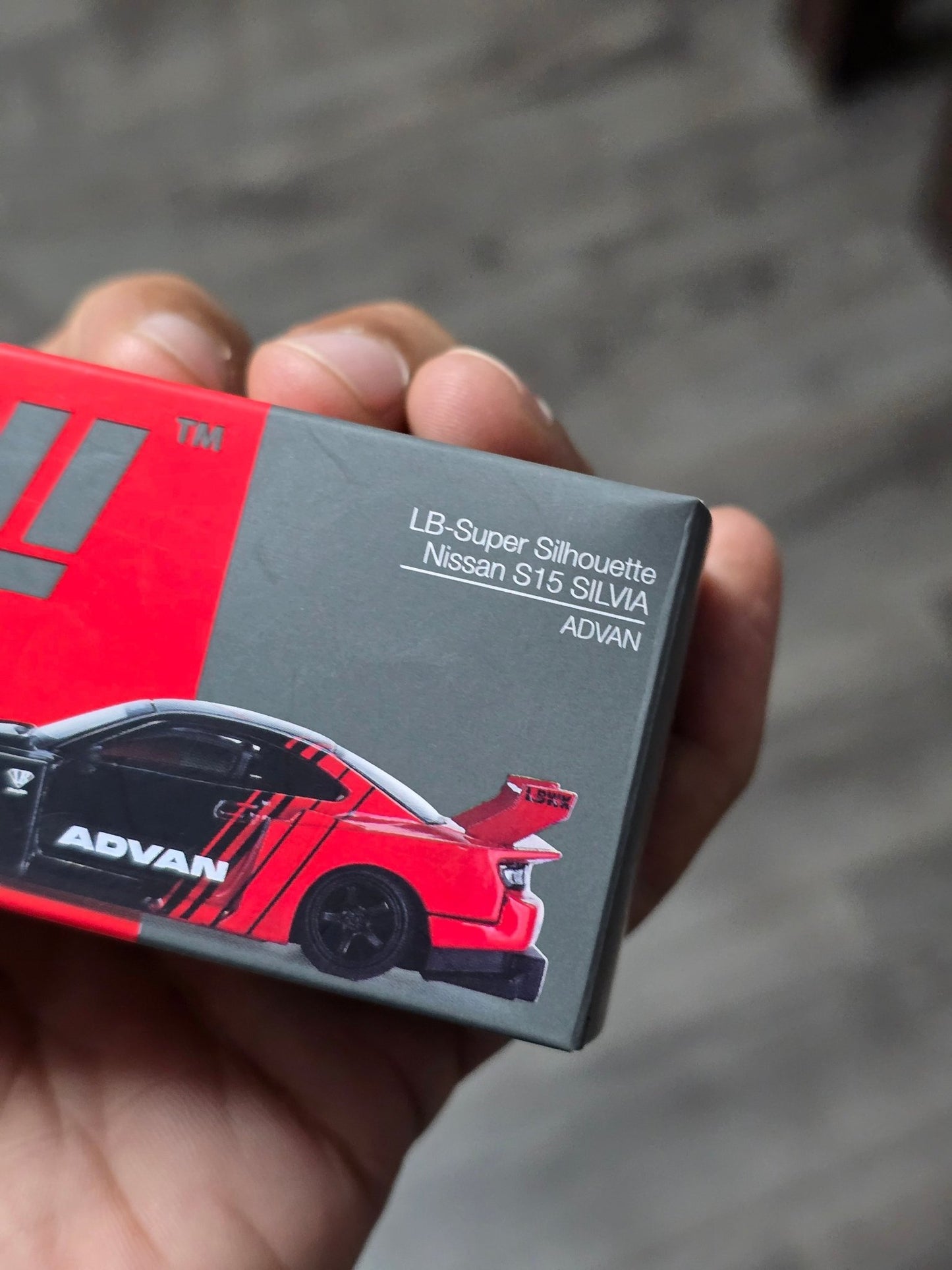 Mini GT LB - Super Silhouette Nissan S15 Silvia ADVAN (Open Box) - Kinder Logs