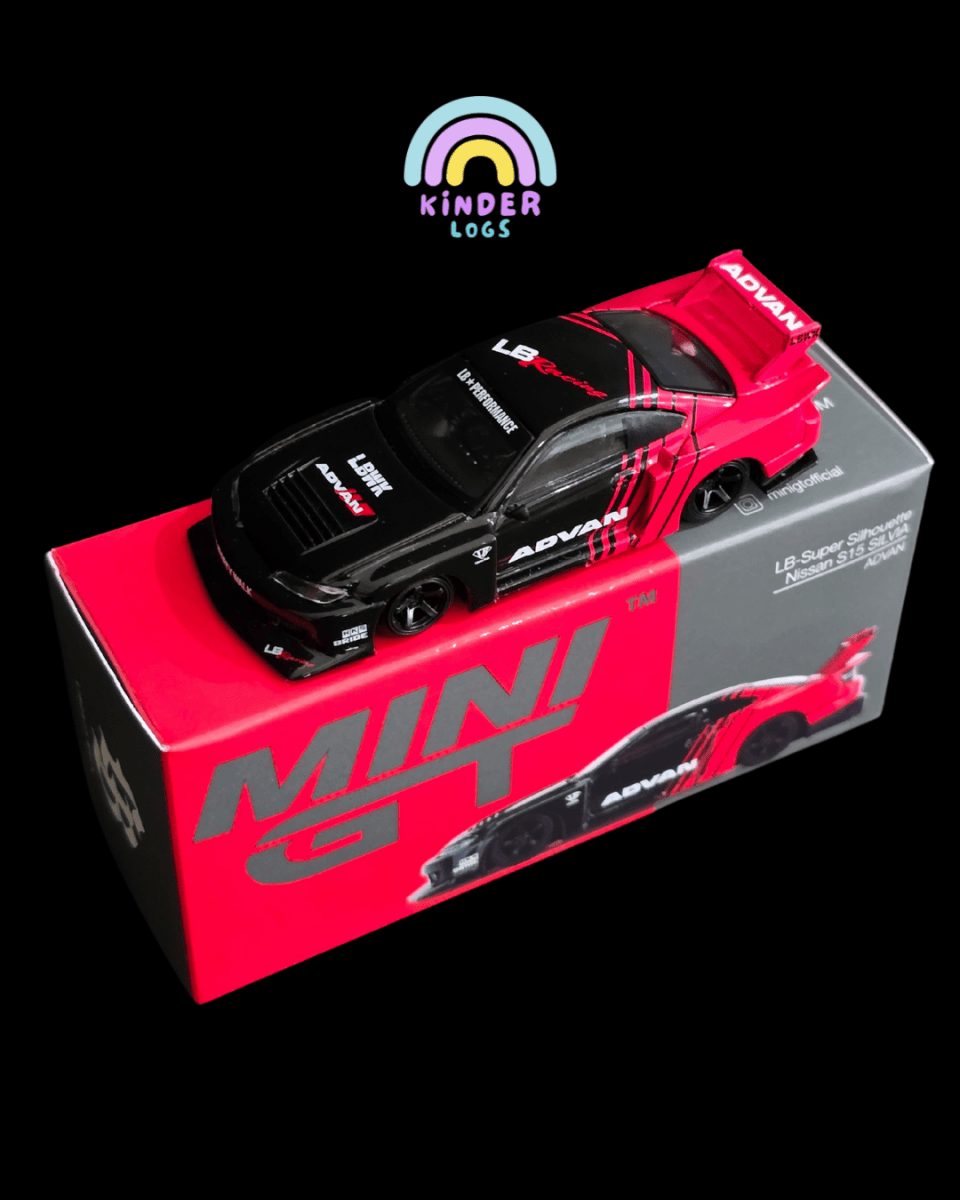 Mini GT LB - Super Silhouette Nissan S15 Silvia ADVAN (Open Box) - Kinder Logs