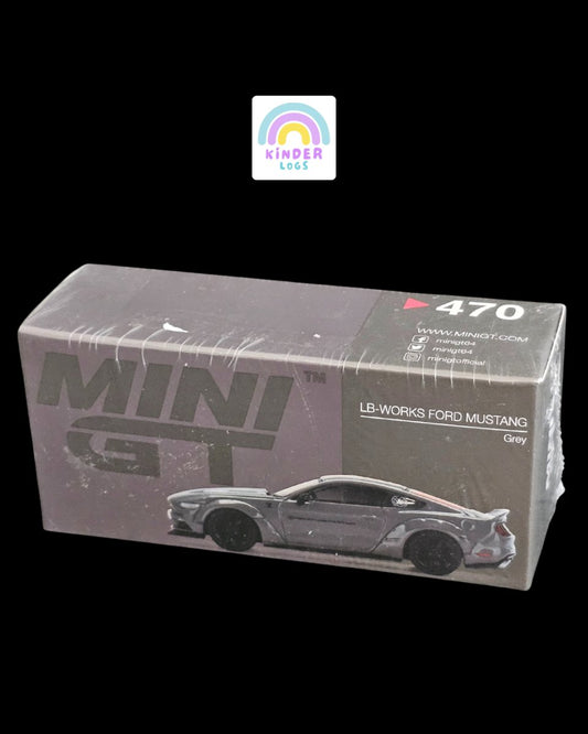 Mini GT LB - Works Ford Mustang Grey (Liberty Works) - Kinder Logs