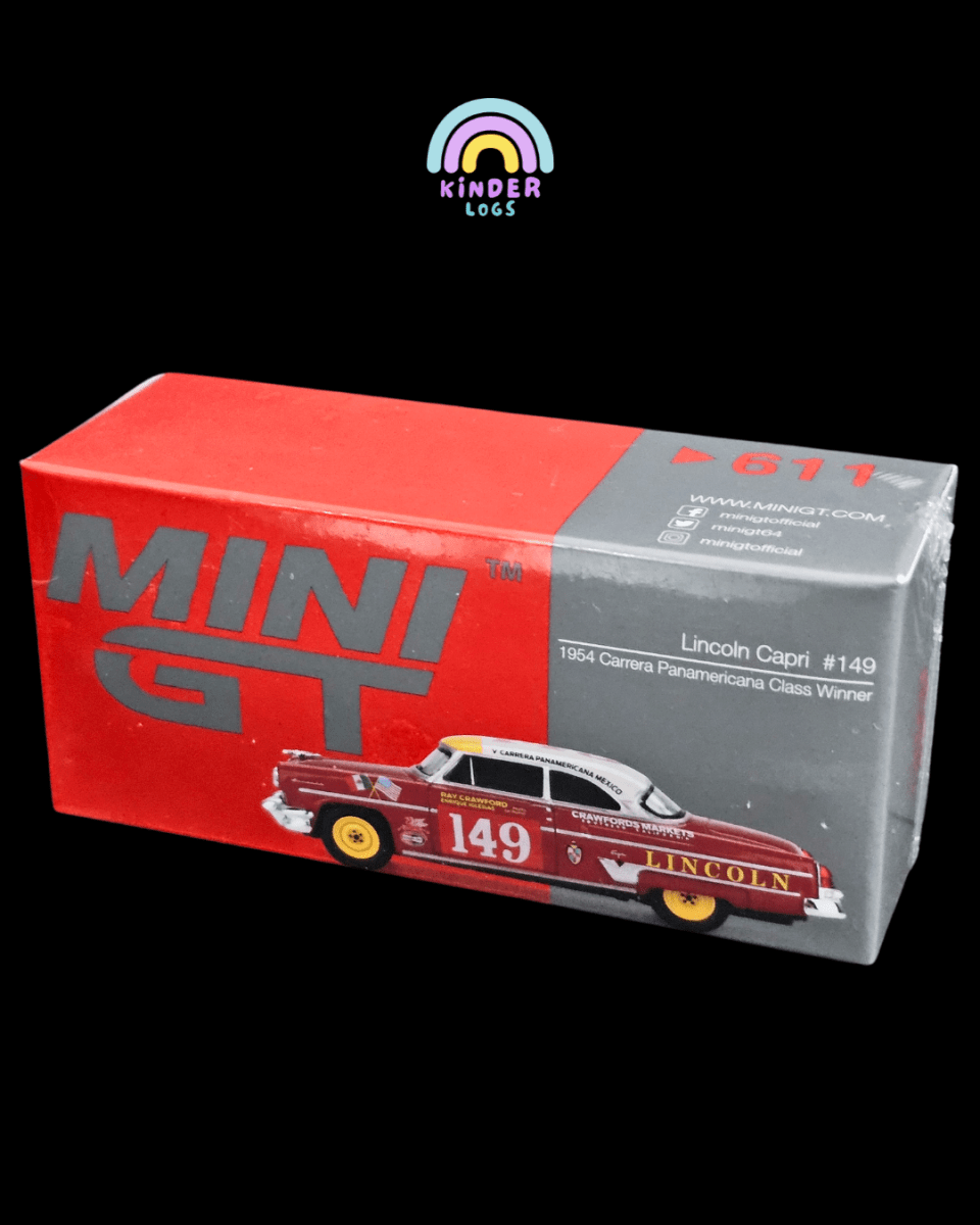 Mini GT Lincoln Capri #149 - 1954 Carrera Panamericana Class Winner - Kinder Logs