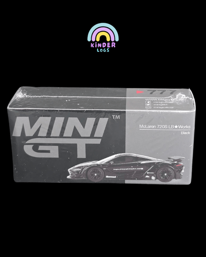 Mini GT McLaren 720S LB Works - Black (Sealed Box) - Kinder Logs