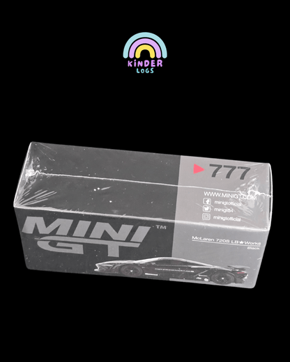 Mini GT McLaren 720S LB Works - Black (Sealed Box) - Kinder Logs