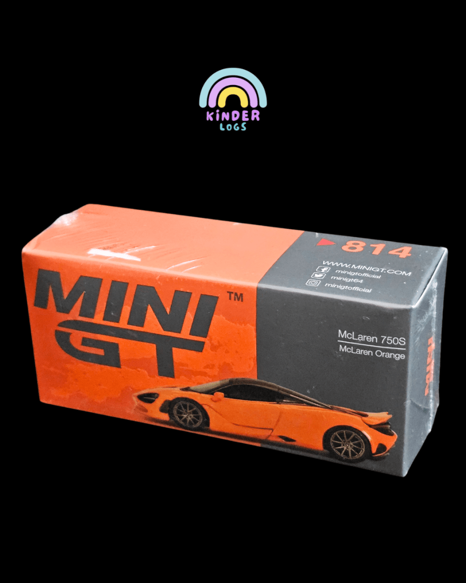 Mini GT McLaren 750S (McLaren Orange) - Kinder Logs