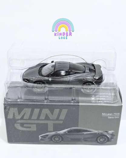 Mini GT McLaren 750S - Saros Grey (Open Box) - Kinder Logs