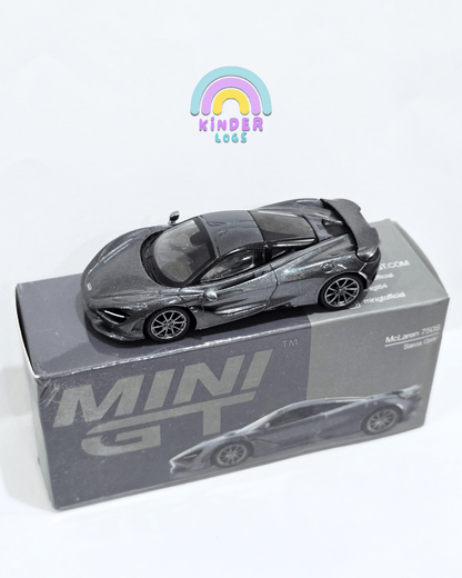 Mini GT McLaren 750S - Saros Grey (Open Box) - Kinder Logs