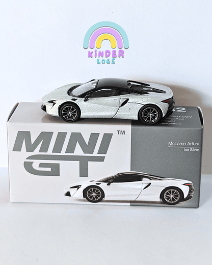 Mini GT McLaren Artura - Mijo Exclusives (Silver) - Kinder Logs