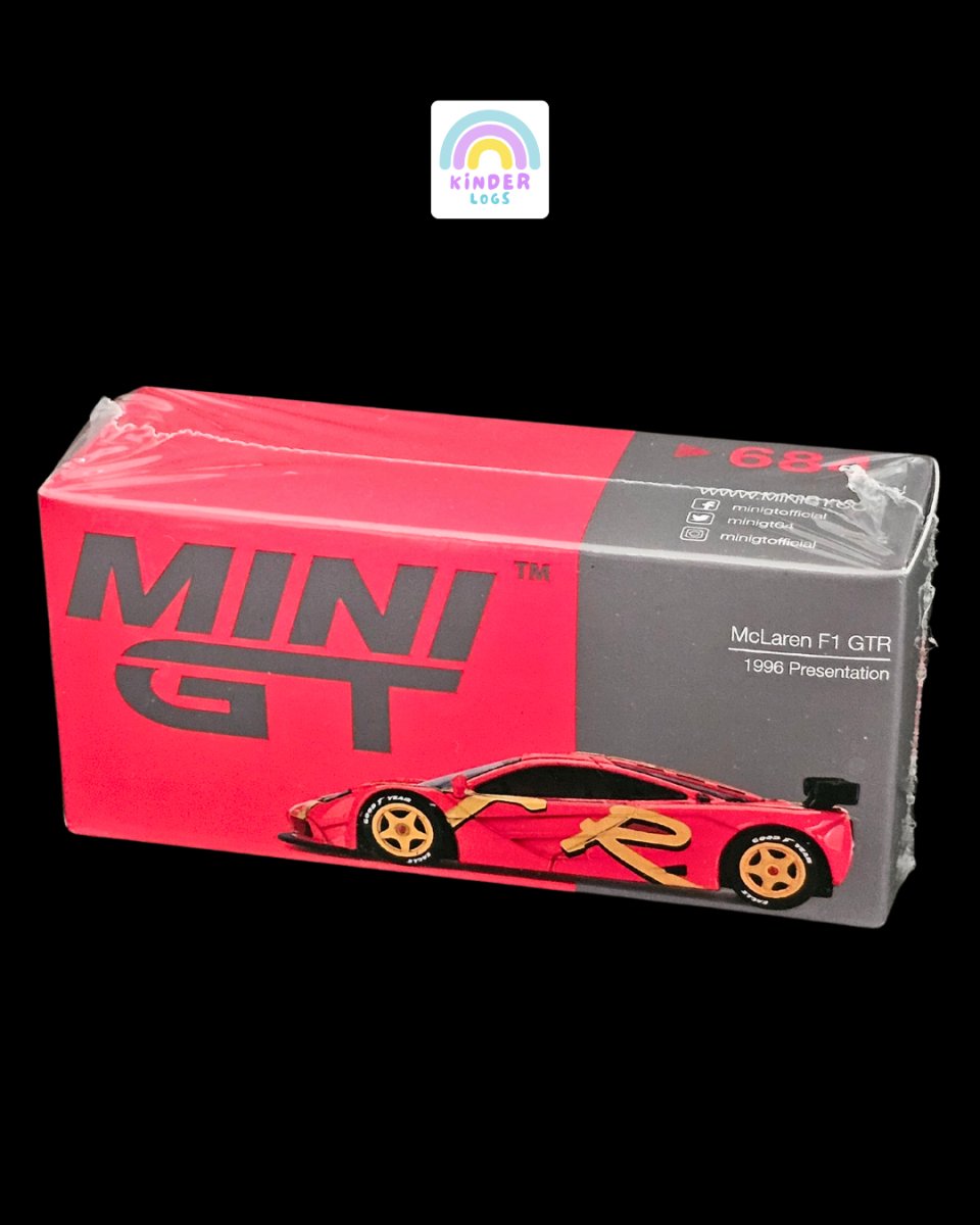 Mini GT McLaren F1 GTR (1996 Presentation) - Kinder Logs