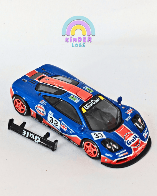 Mini GT McLaren F1 GTR 33 (Broken Spoiler) - Kinder Logs
