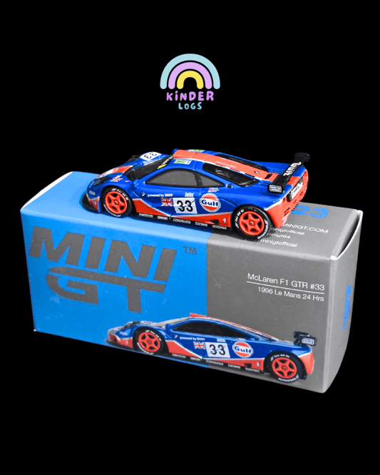 Mini GT McLaren F1 GTR #33 (Open Box) - Kinder Logs