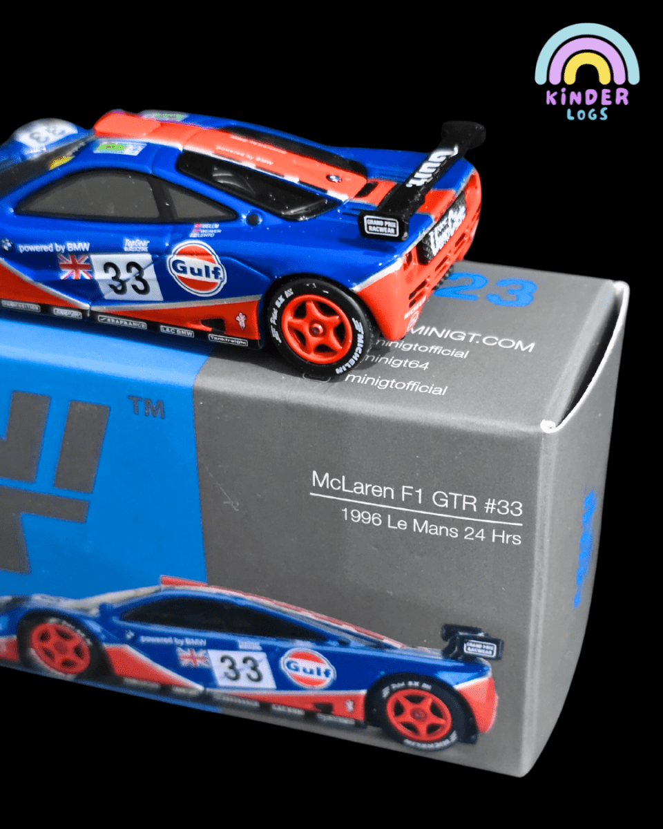 Mini GT McLaren F1 GTR #33 (Open Box) - Kinder Logs