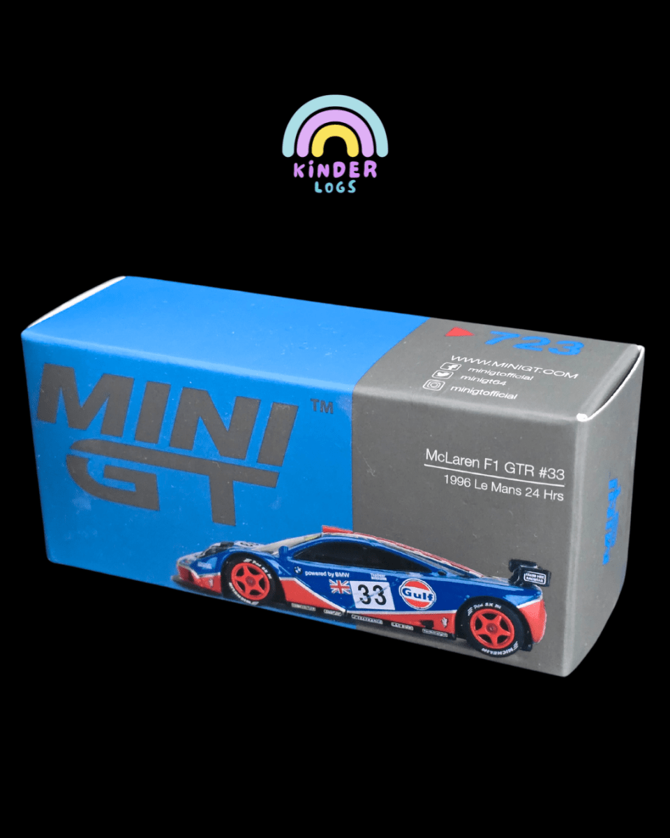 Mini GT McLaren F1 GTR #33 (Open Box) - Kinder Logs