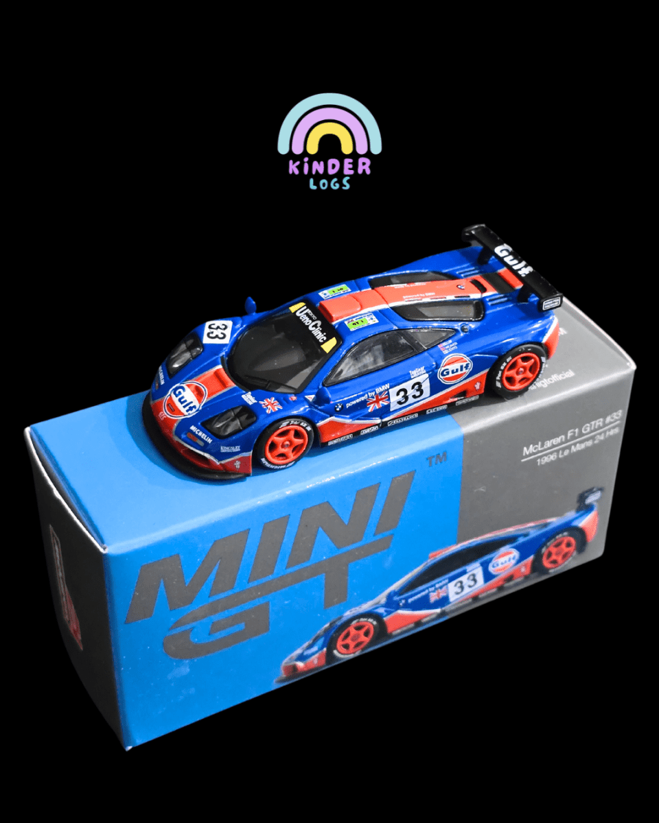 Mini GT McLaren F1 GTR #33 (Open Box) - Kinder Logs