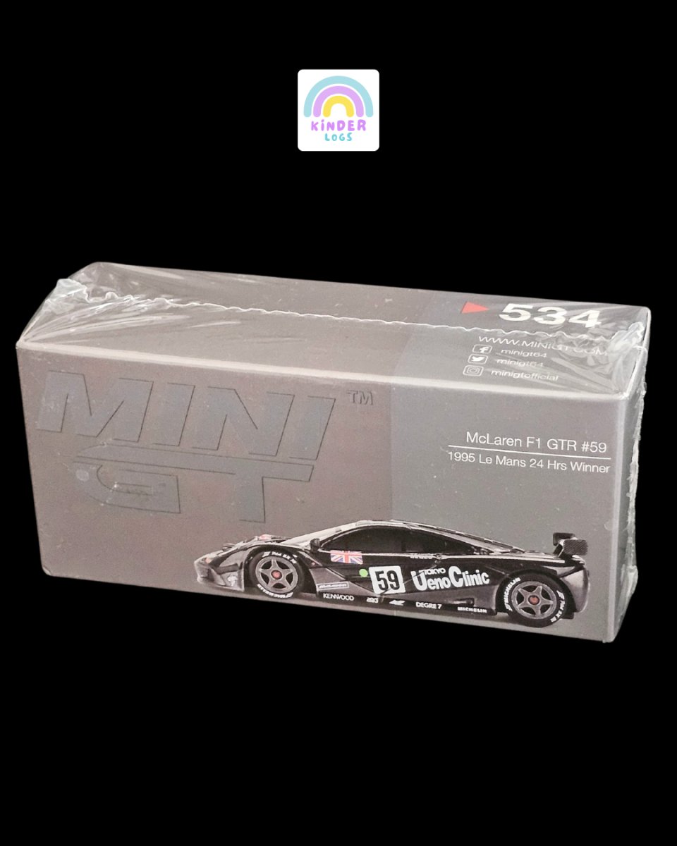 Mini GT McLaren F1 GTR #59 - Kinder Logs